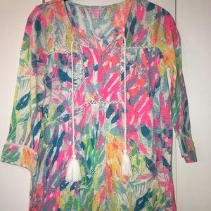 Lilly Pulitzer Tilda Tunic in Sparkling Sands XS